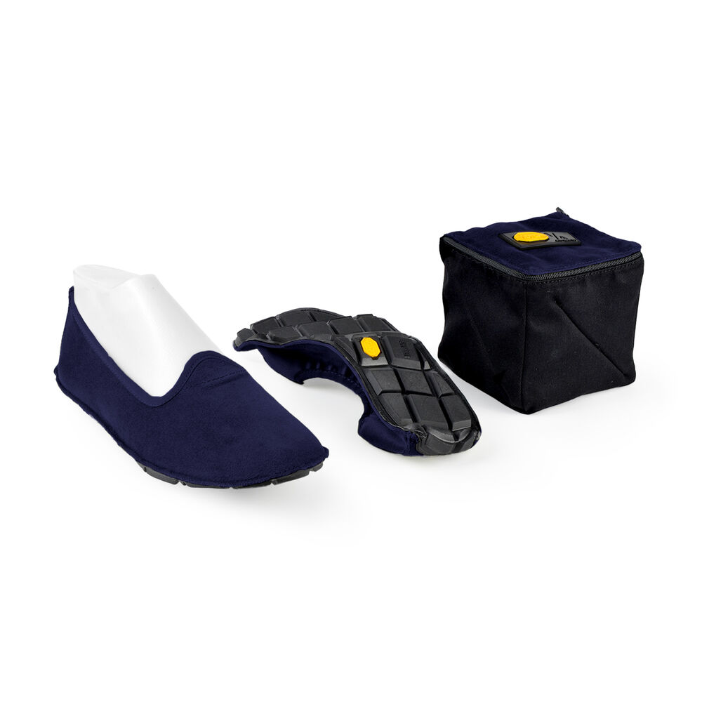 Vibram One Quarter Velvet Mens Shoes Blue Australia (SXD150936)